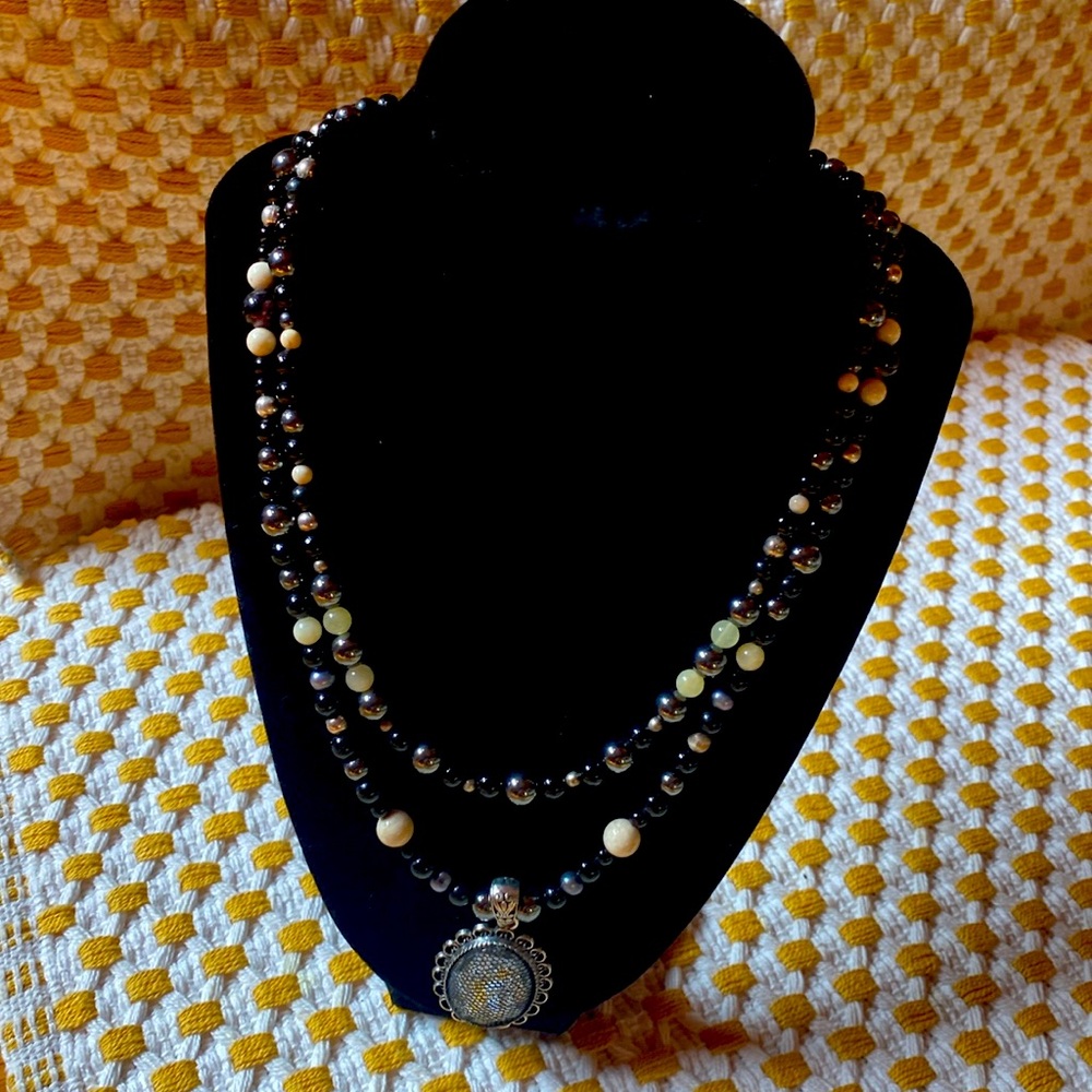 Gemstone necklace